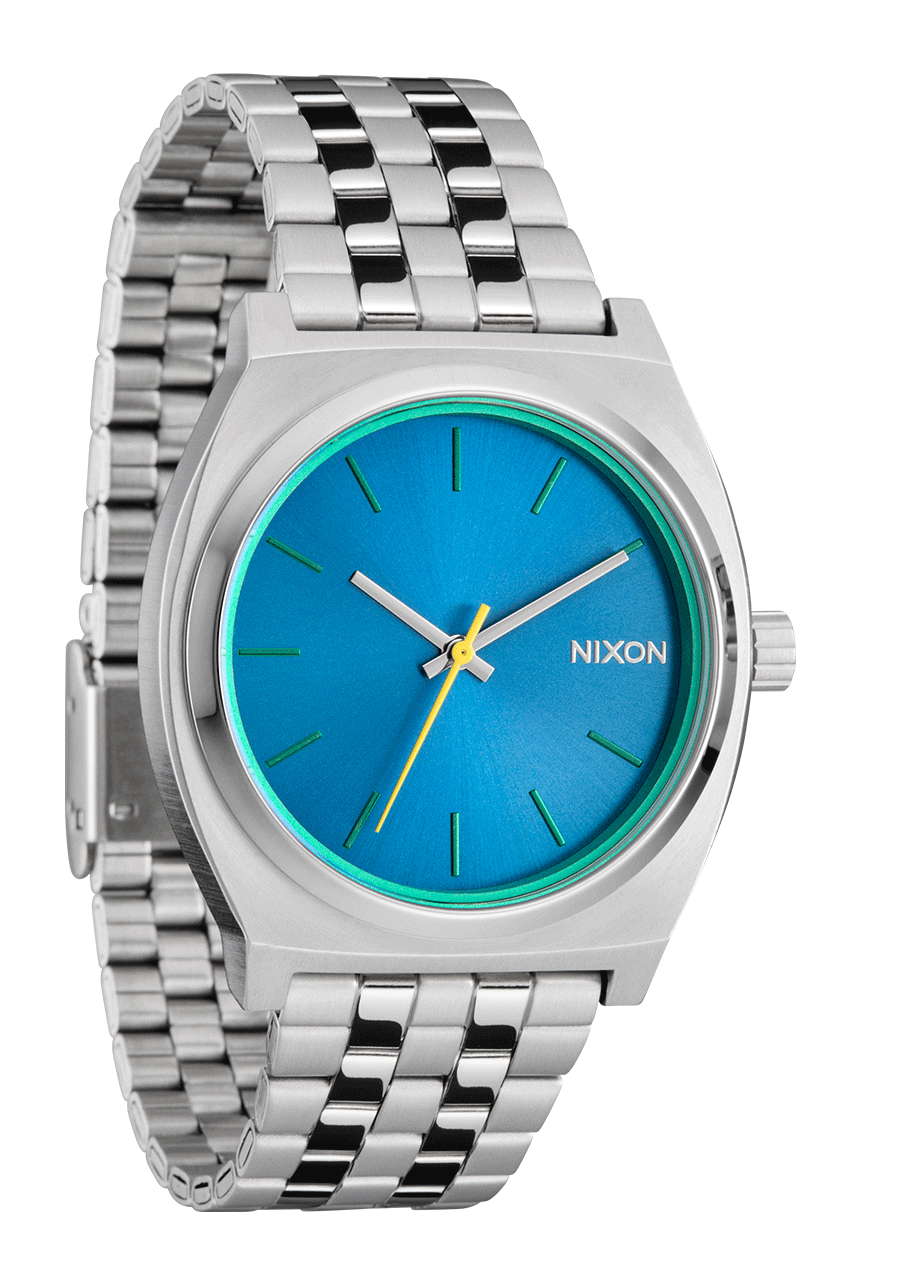 Time Teller - Silver / Byron Blue View 2