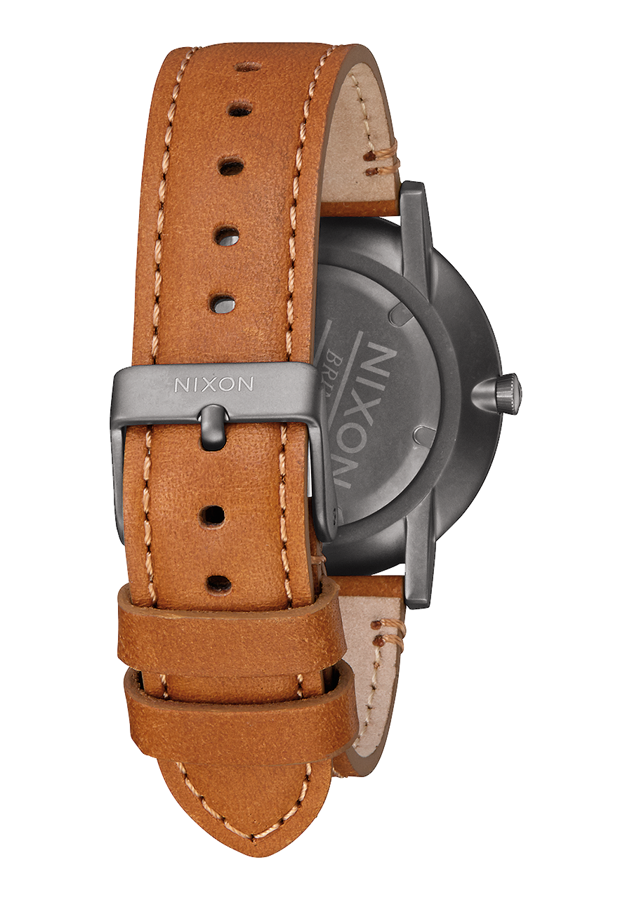 Porter Leather - Gunmetal / Charcoal / Taupe View 3