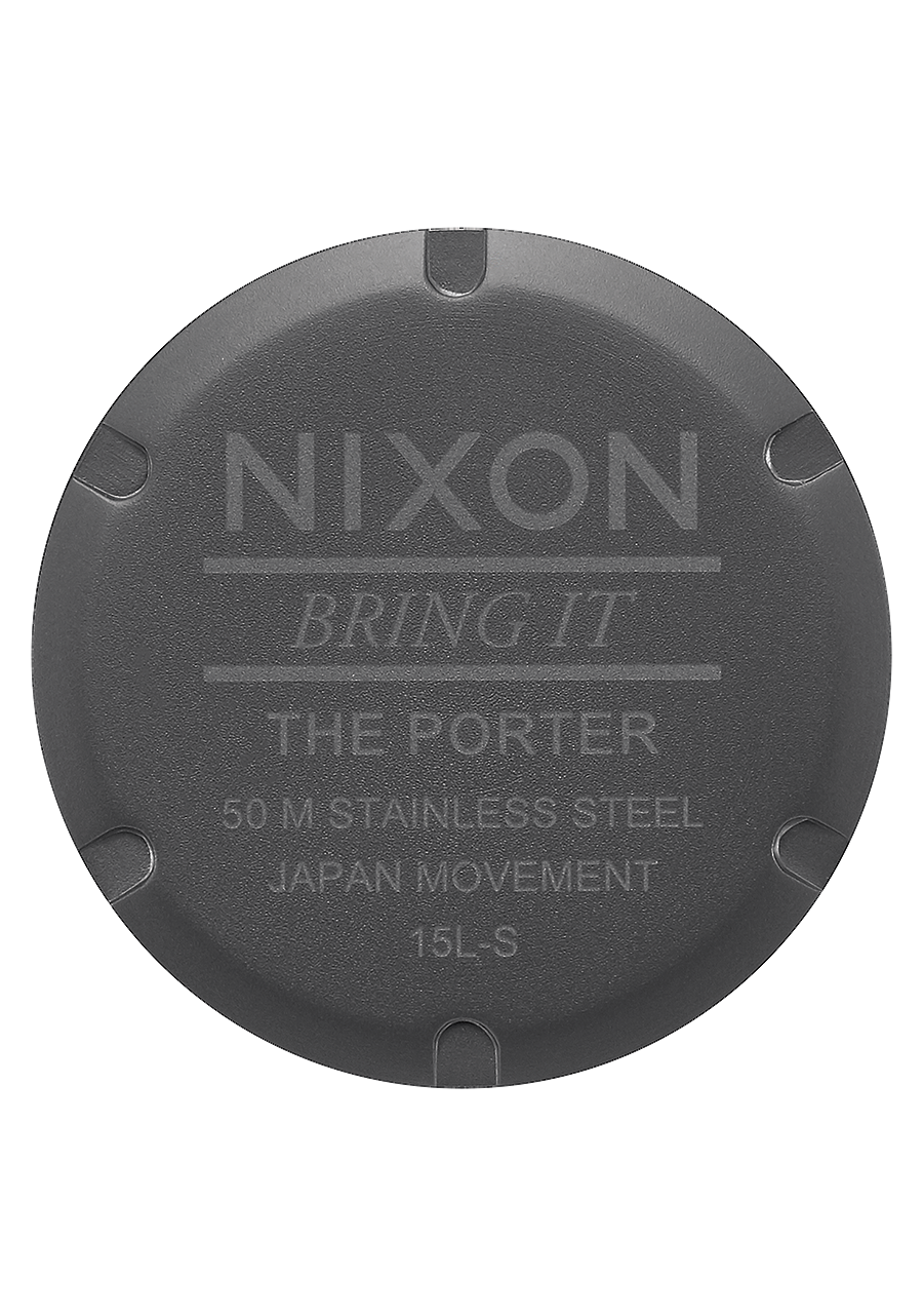Porter Leather - Gunmetal / Charcoal / Taupe View 4