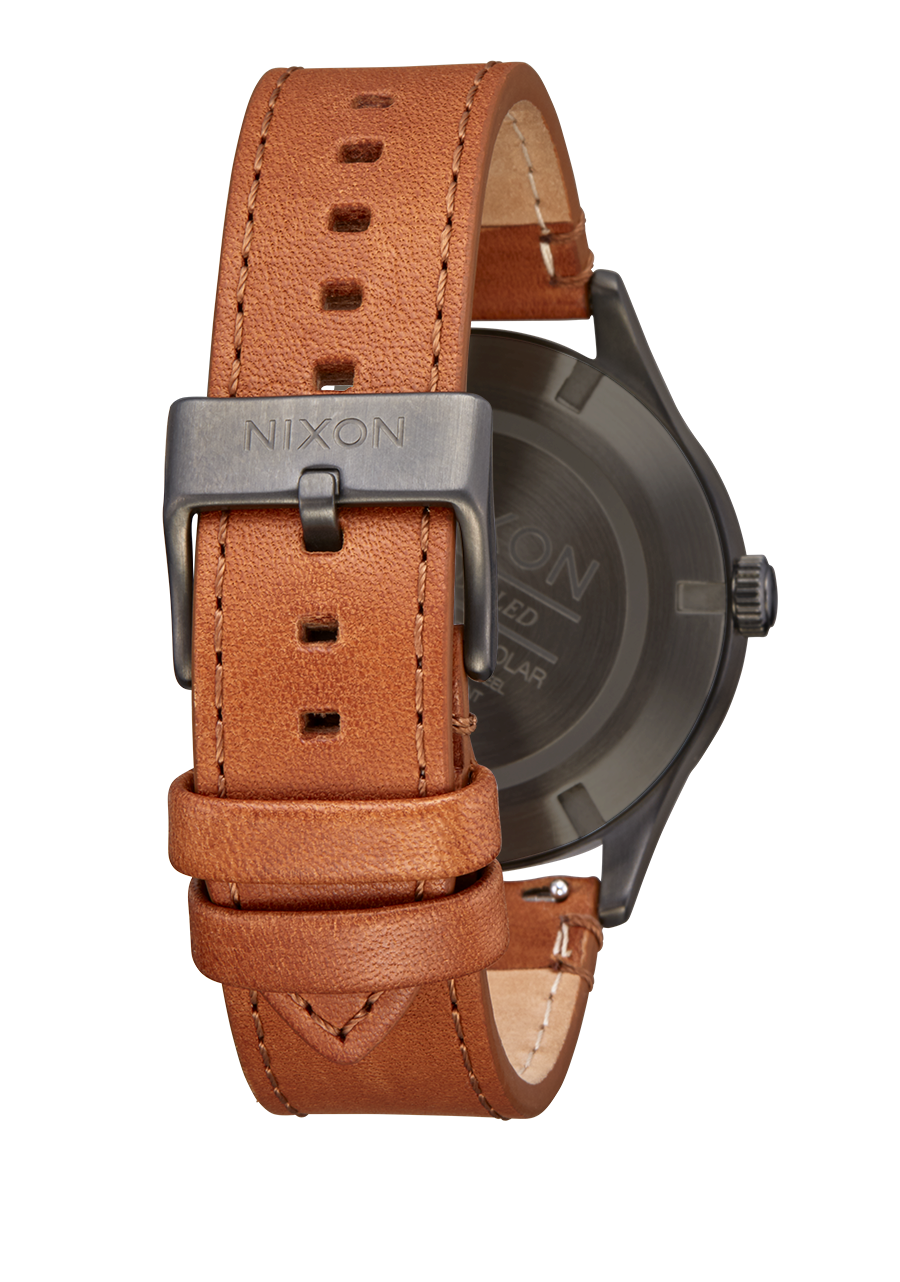 Sentry Solar Leather - Gunmetal View 4