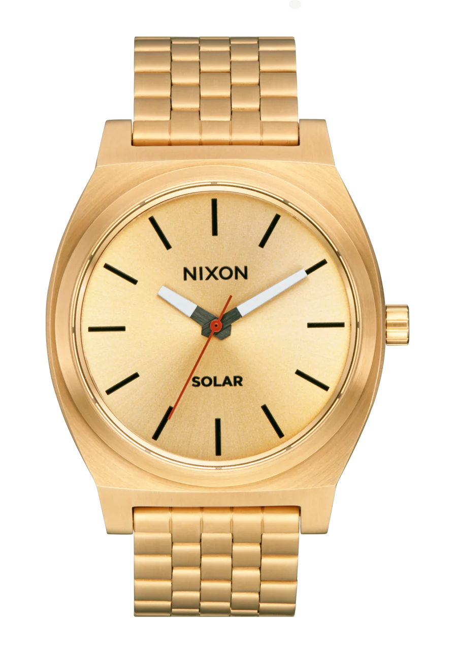 Reloj Hombre Reloj Plateado Con Detalles Turquesa, Estilo Minimalista Y  Funcional Nixon Time Teller