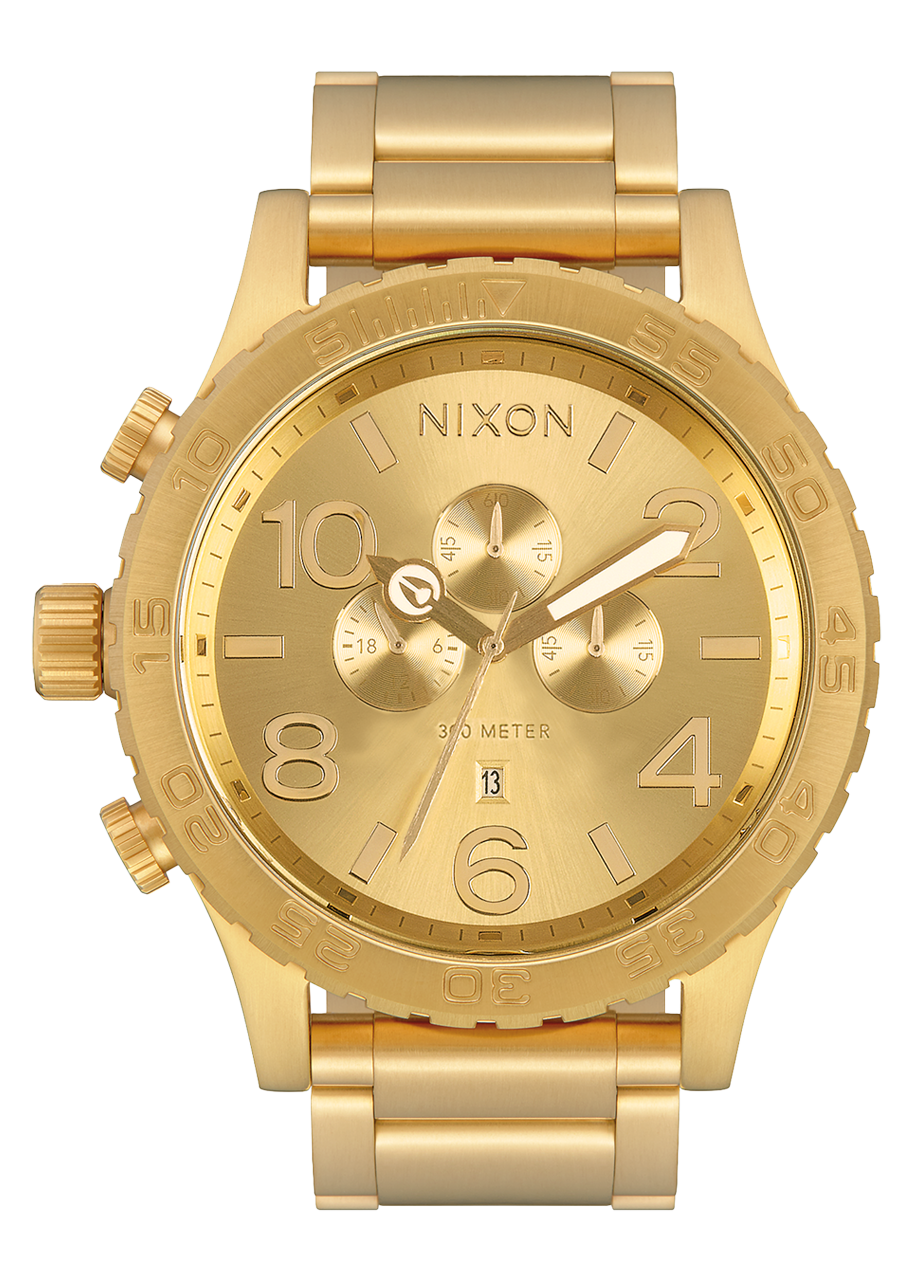 Reloj 51-30 Chrono Todo Oro Acero Inoxidable para Hombre
