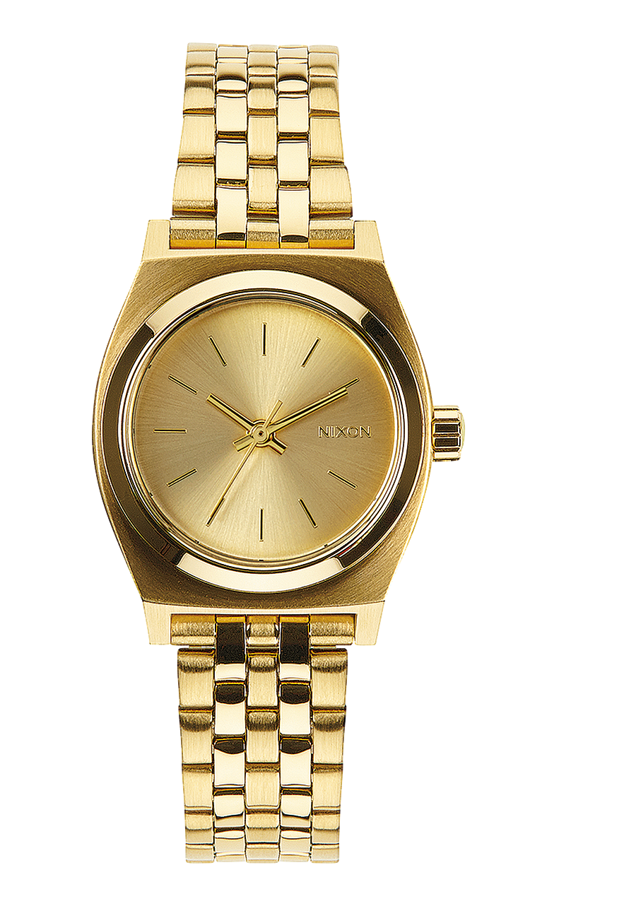 Reloj Small Time Teller Todo Oro Acero Inoxidable para Mujer