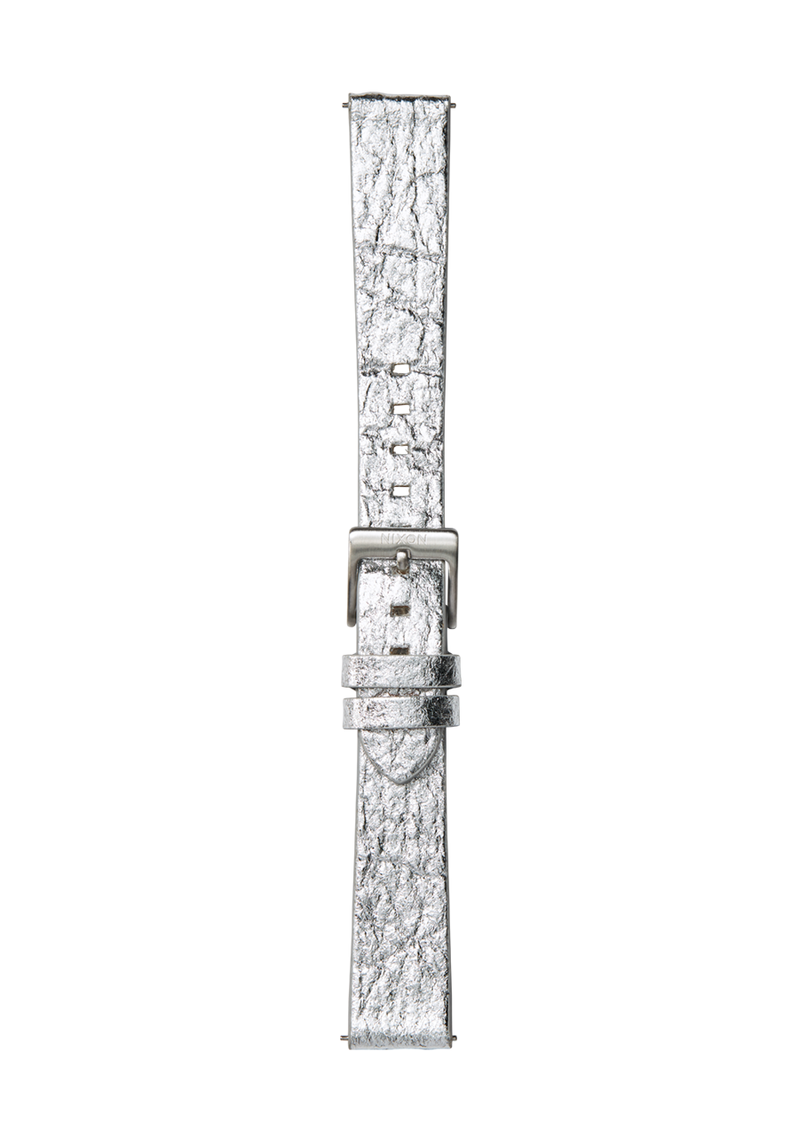16mm Pineapple Leather Band - Plateado/lámina de plateado View 2
