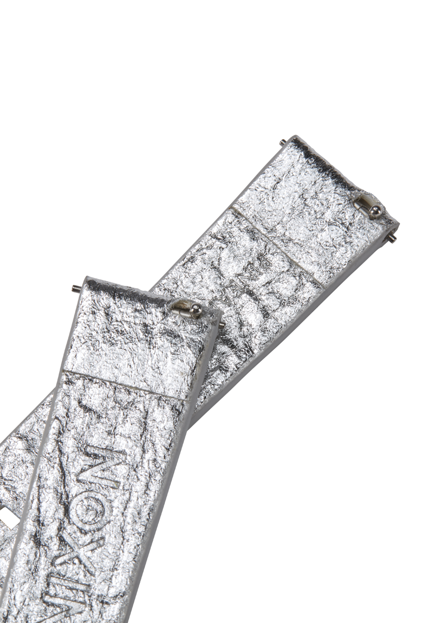 16mm Pineapple Leather Band - Plateado/lámina de plateado View 4