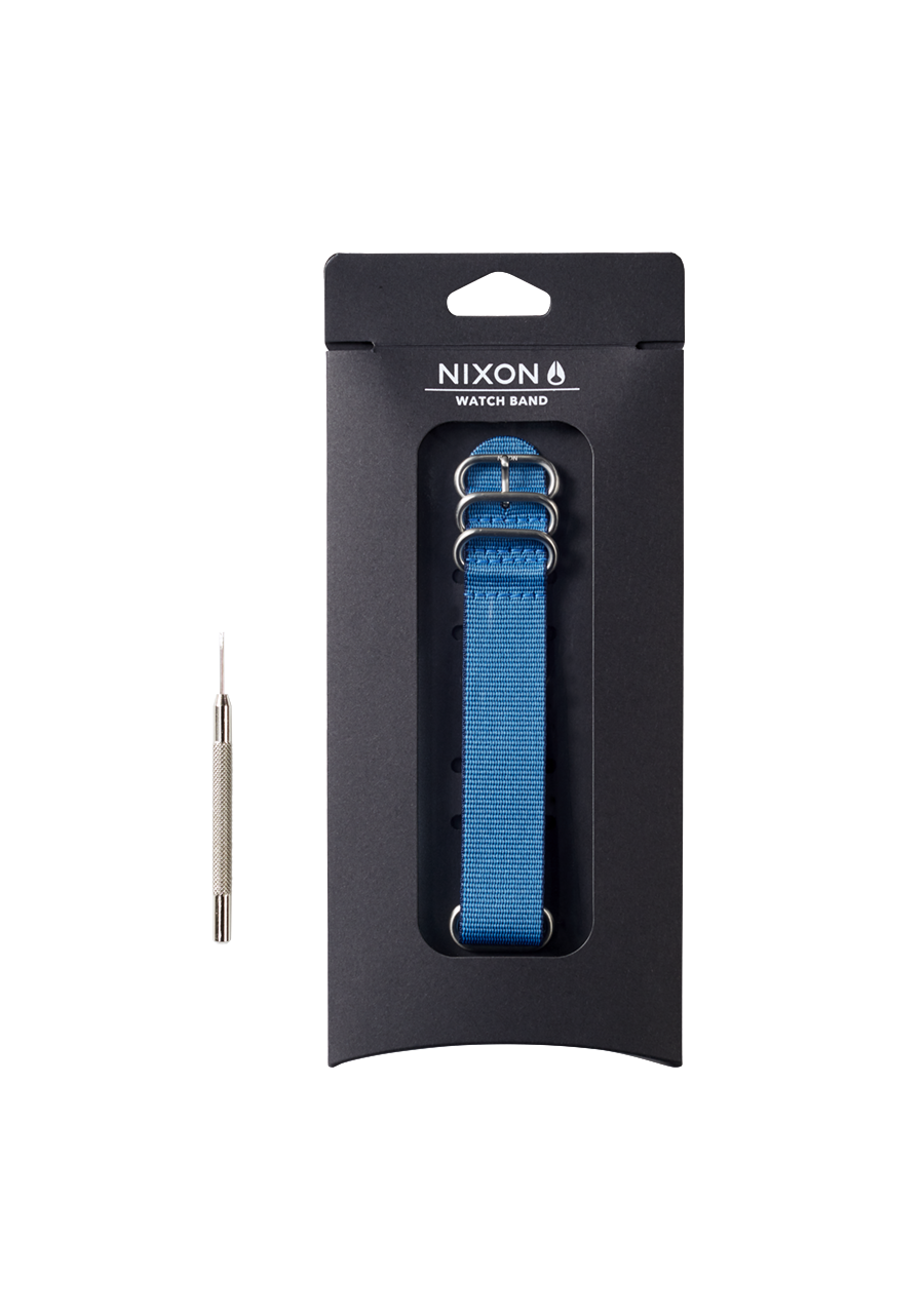 20mm Nylon #TIDE One Piece Band - Caqui/negro View 3