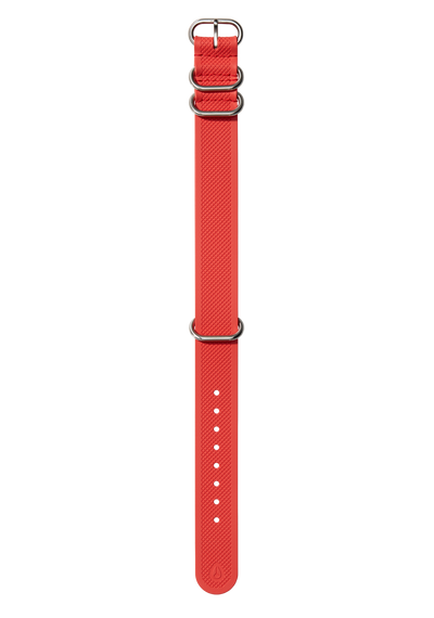 20mm FKM Rubber One Piece Band - Fuego