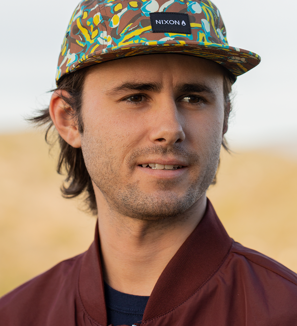 Gorra Mikey de 5 paneles - Marrón/Multicolor
