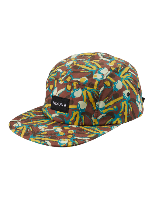 Gorra Mikey de 5 paneles - Marrón/Multicolor