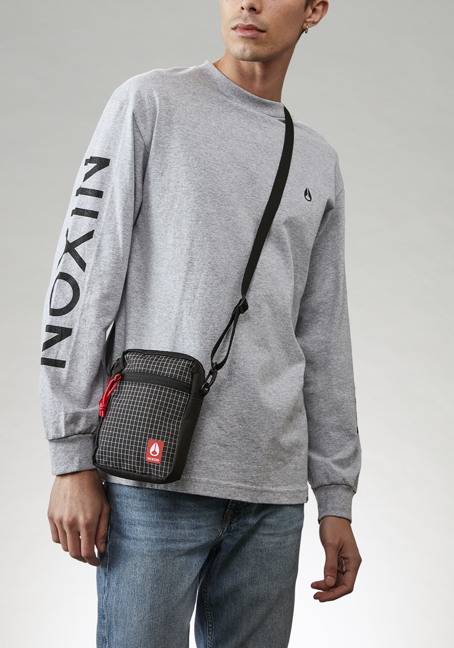 Bolsa de Hombro Stash - Negro/rojo View 7