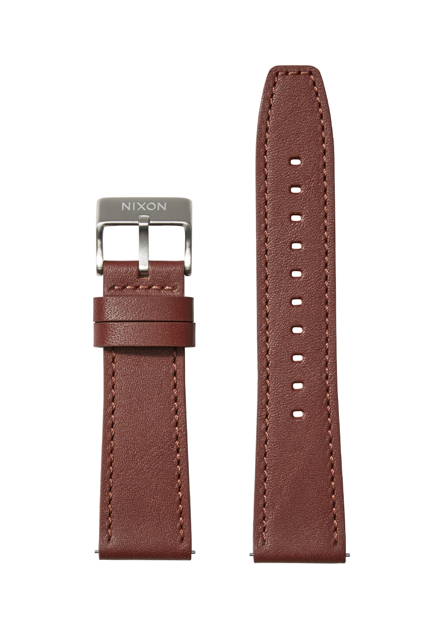 Correa de cuero Horween de 23 mm - Marrón View 1