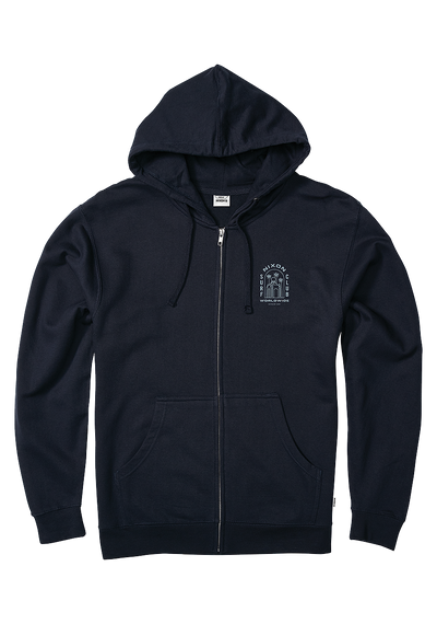 Sudadera con Cremallera Temple - Azul marino
