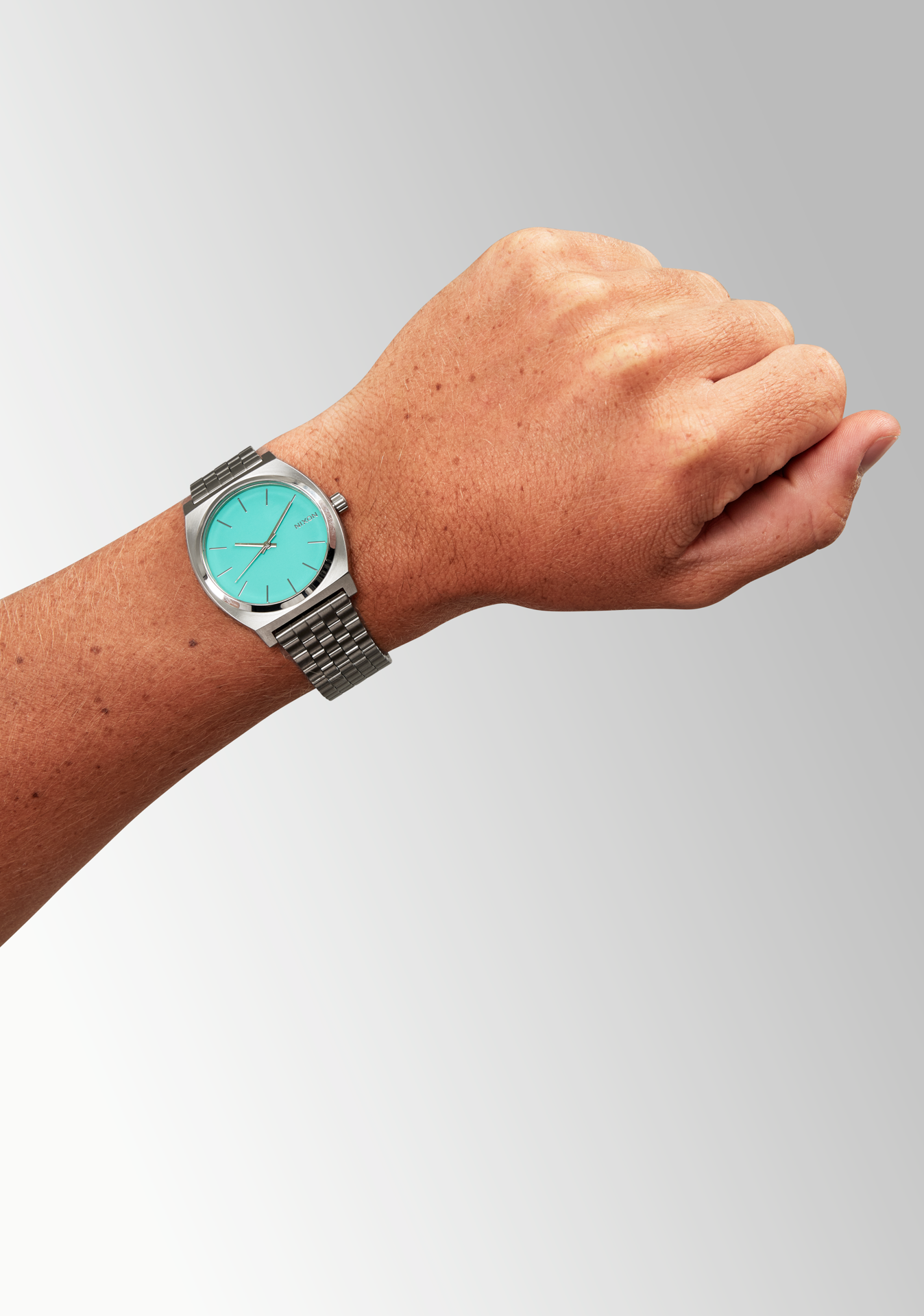 Relojes Nixon Time Teller Relojes Plateadas Turquesa La Reloj