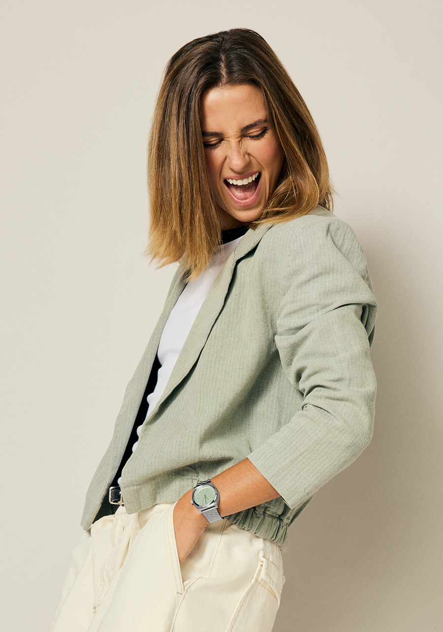 Time Teller - Plata / Mandarín View 8