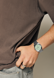 Time Teller - Plata / Mandarín View 9