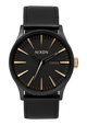 Sentry Leather - Negro mate/dorado