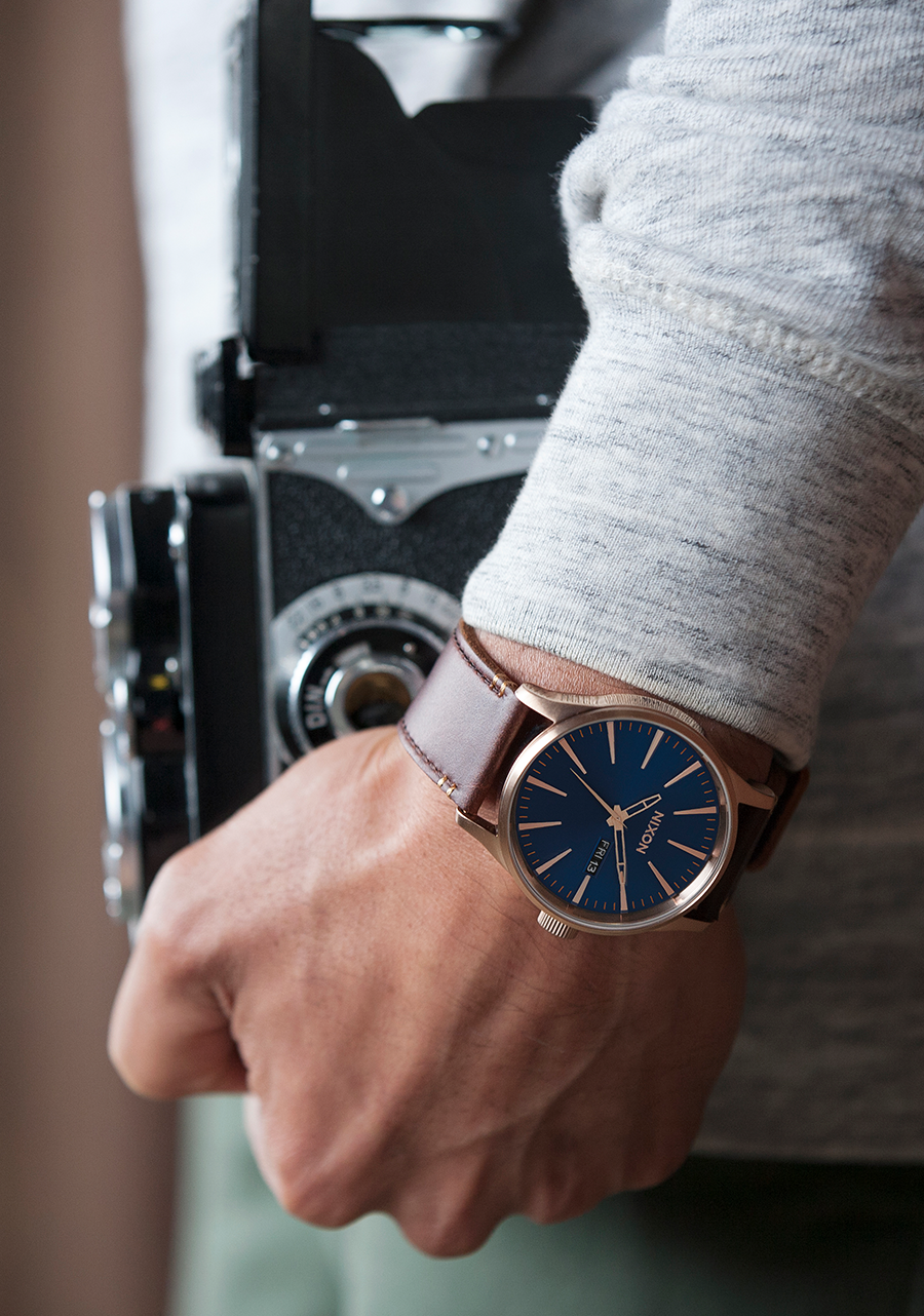 Sentry Leather - Azul / Marrón