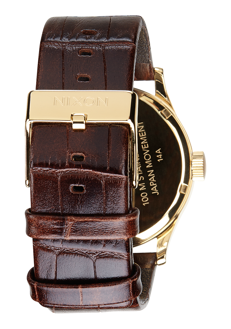 Sentry Leather - Gld / Oxbld Sunray / Brn Gator View 3