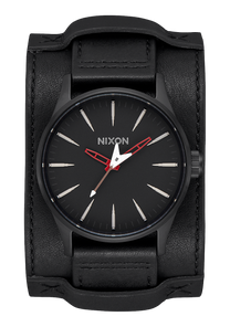 Sentry Leather - Black / Red / Seek & Destroy View 1