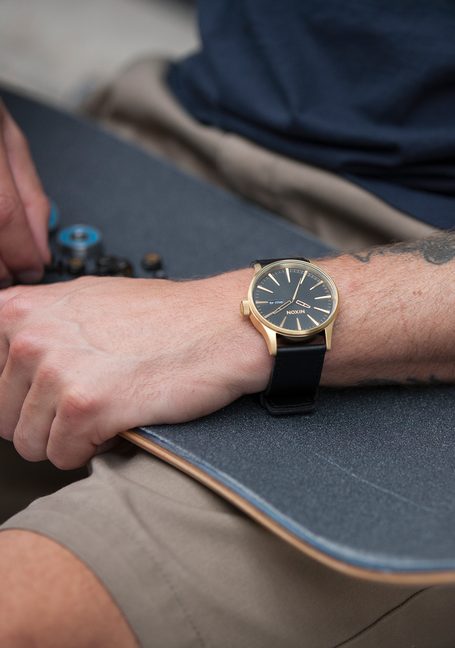 Sentry Leather - Oro / Negro