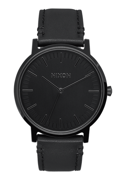 Relojes Nixon Porter Cuero Relojes Negras Con Nixon Portero A1058