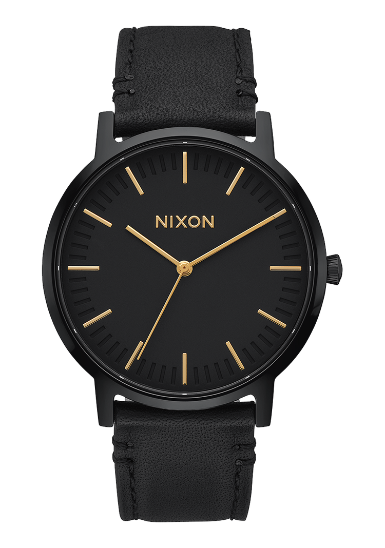 Porter Leather - Todo negro / dorado