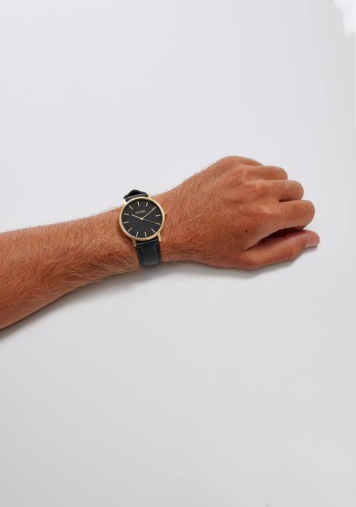 Porter Leather - Oro/negro