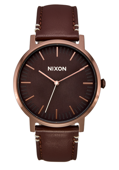 Porter Leather - Gunmetal / Charcoal / Taupe