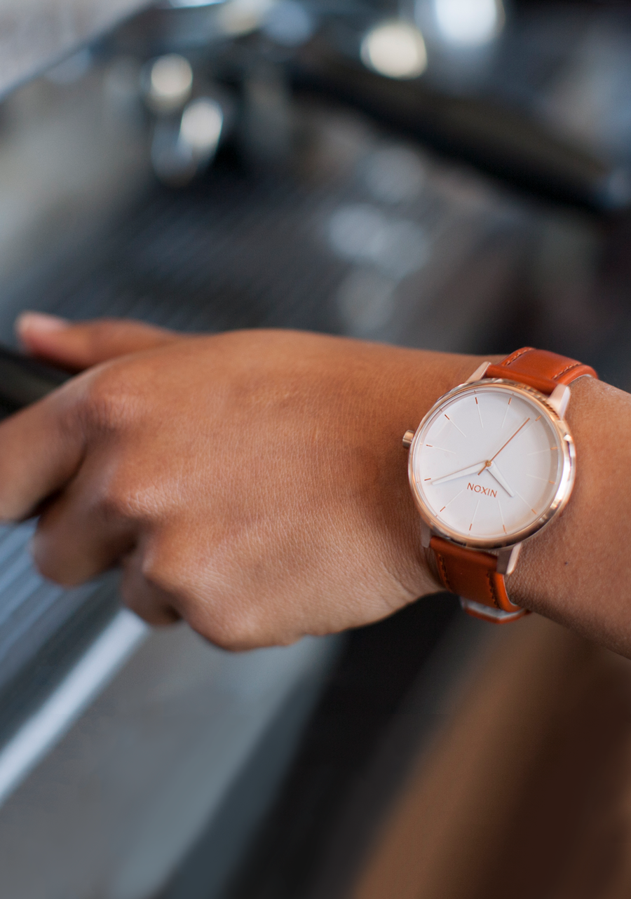 Kensington Leather - Oro rosa / Blanco