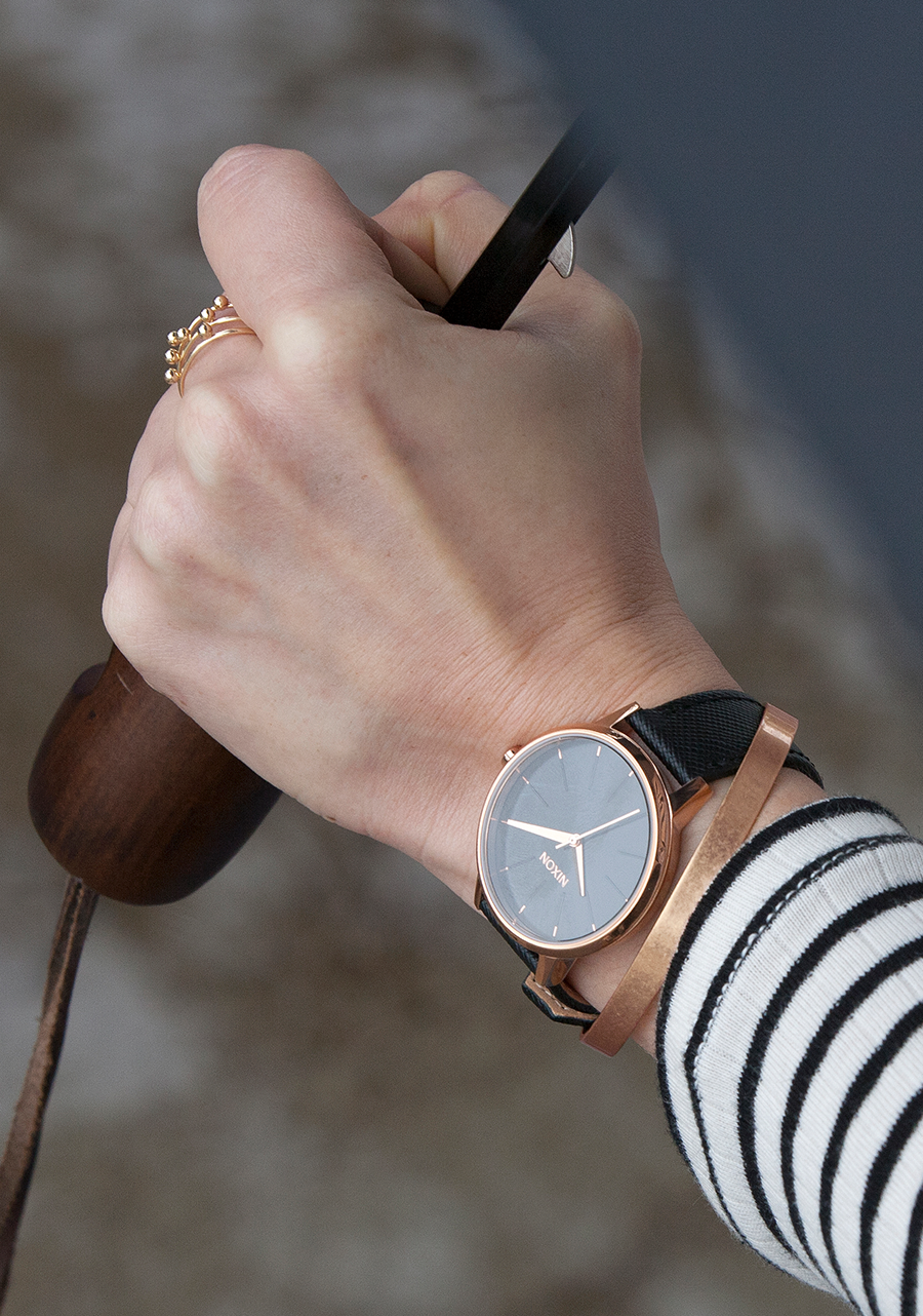 Kensington Leather - Oro rosa / Negro
