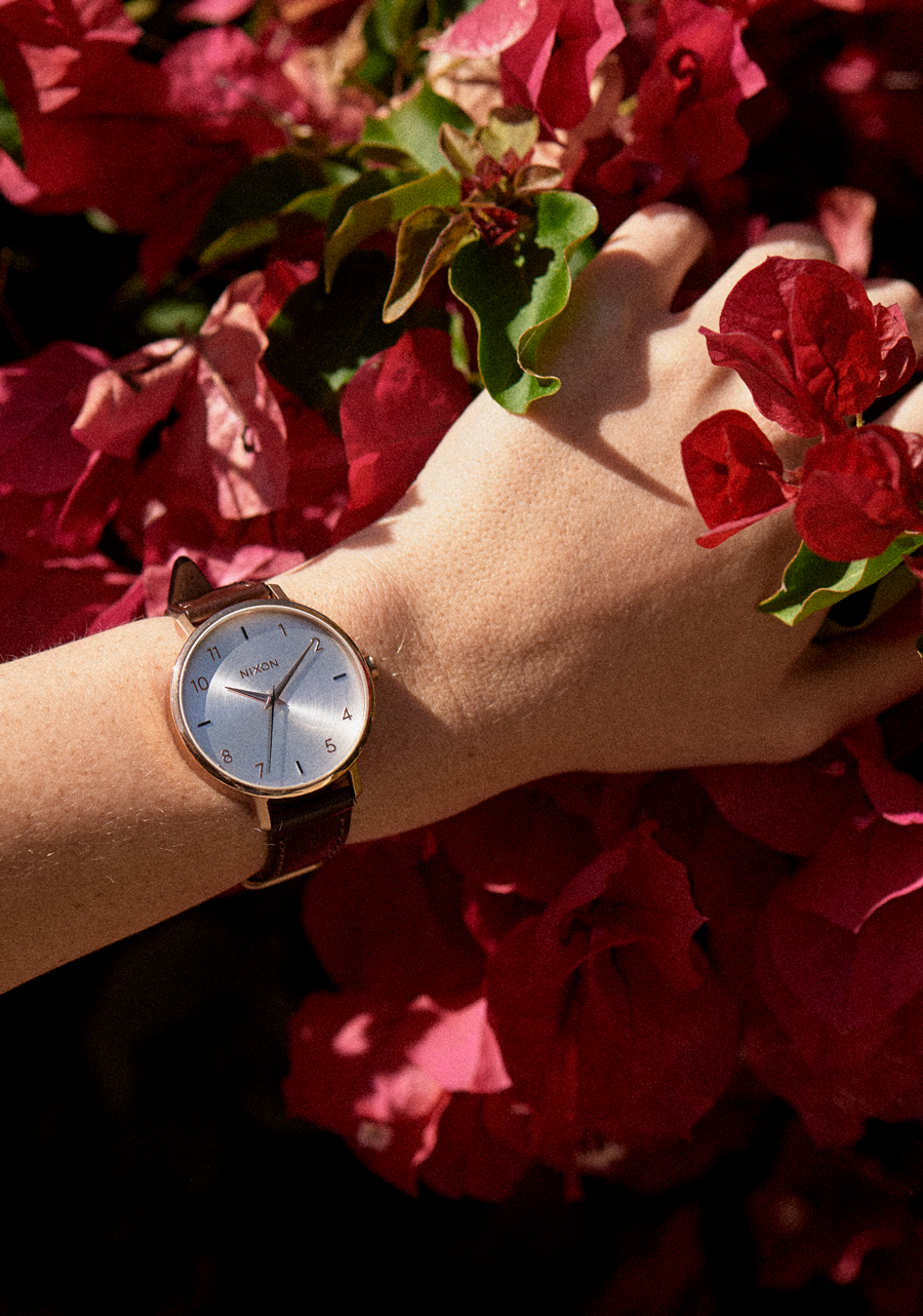Arrow Leather - Oro rosa / Plata