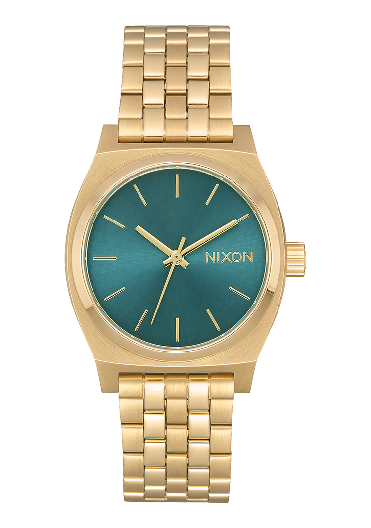 Medium Time Teller - Oro claro / Turquesa