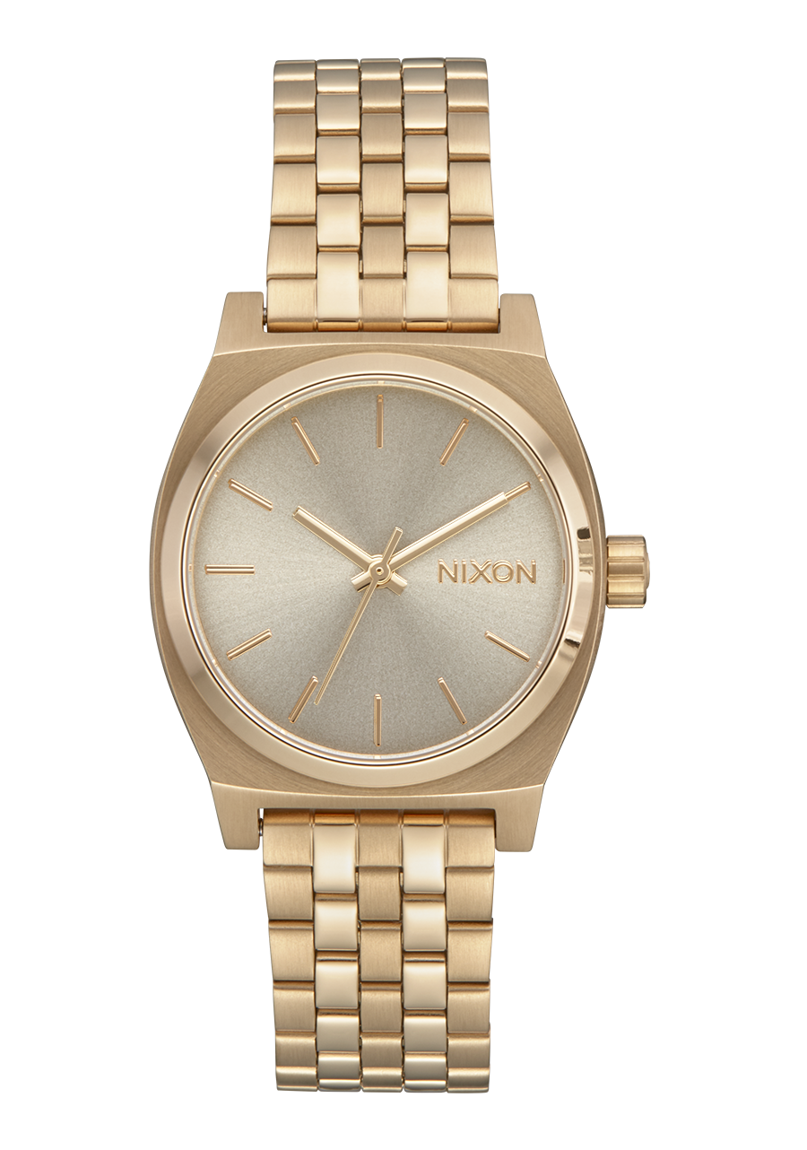 Reloj Mujer Nixon Reloj Medium Time Teller Dorado Blanco Reloj