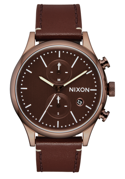 Station Chrono Leather - Chocolate / Cappuccino / Brown View 1