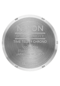 Time Teller Chrono Cuero - Plata / Oro rosa / Negro View 5