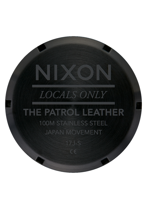 Patrol Leather - Negro/plateado/negro