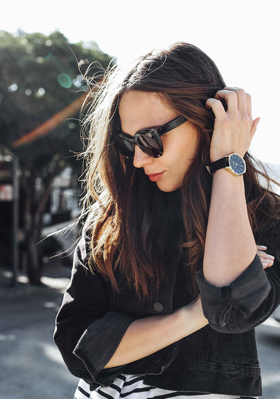 Clique Leather - Todo dorado / negro