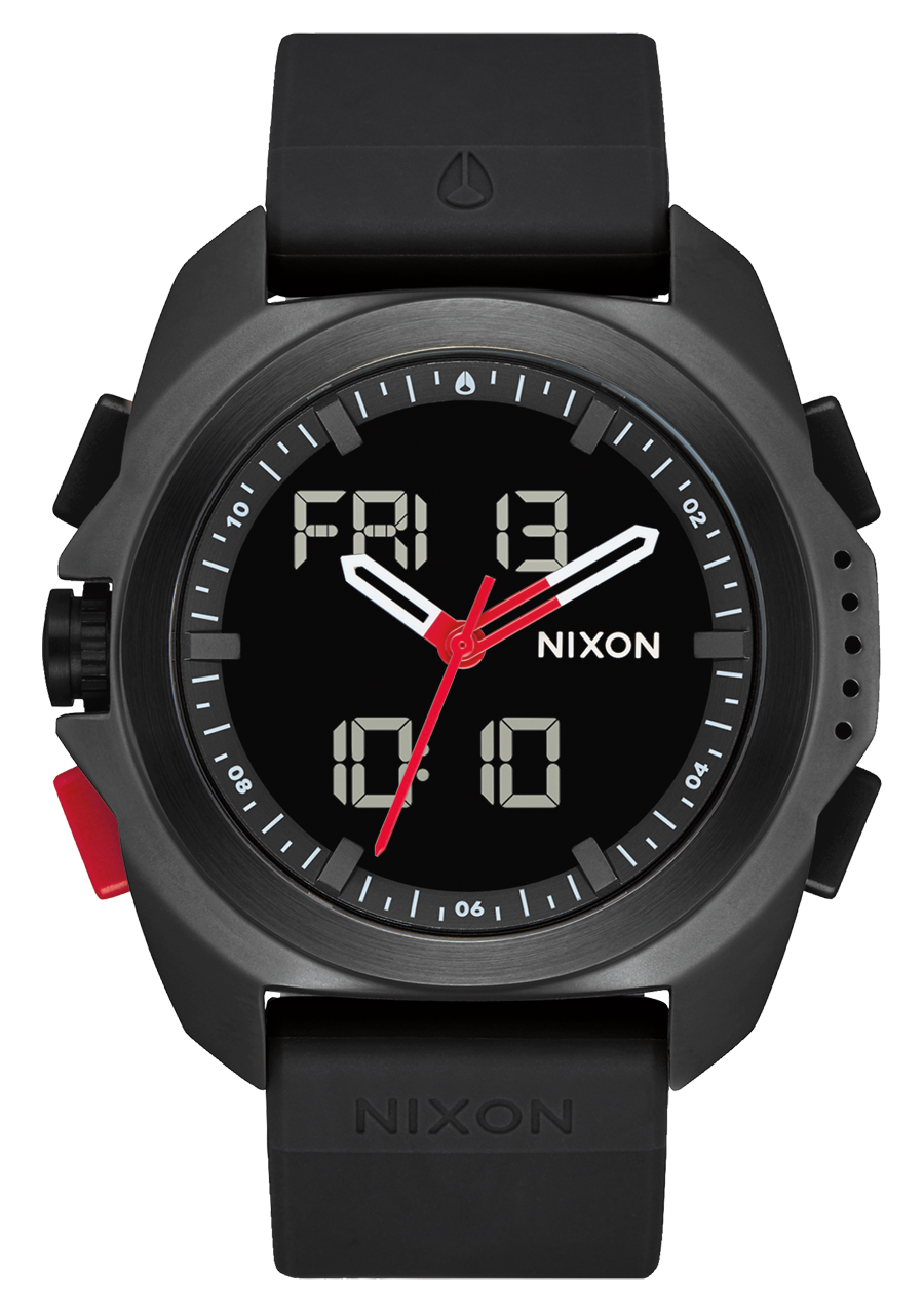 Rocker Watch Reloj Nixon Re-Run Digital Para Hombre/Mujer Negro