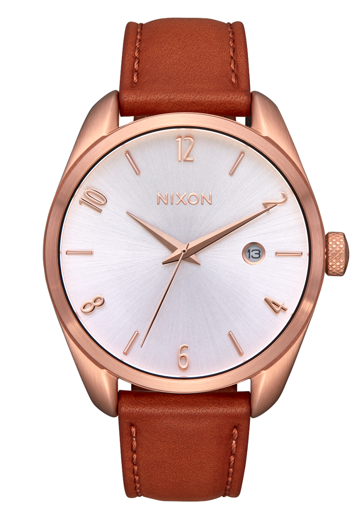 Thalia Leather - Oro rosa / Blanco