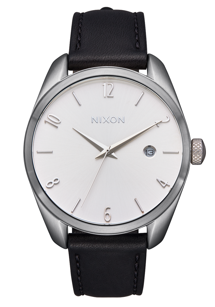 Thalia Leather - Plata / Negro