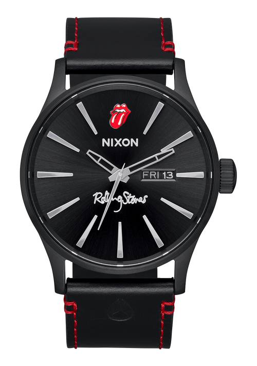 Rolling Stones Sentry Leather - Todo negro