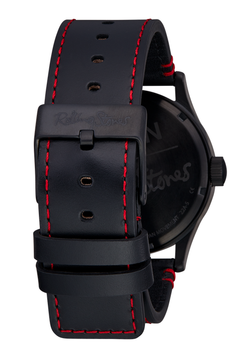 Rolling Stones Sentry Leather - Todo negro