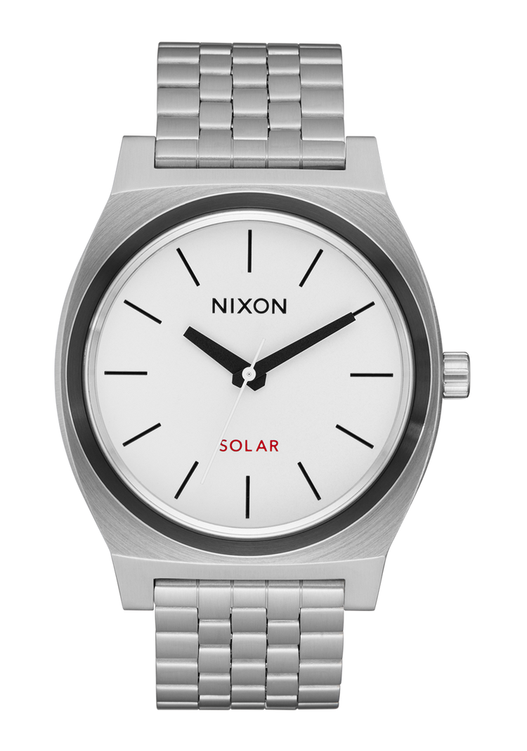 Time Teller Solar - Lumen plateado / blanco