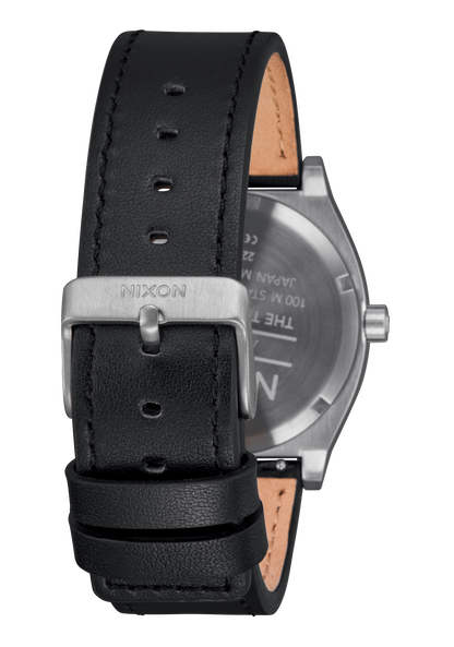 Time Teller Leather - Plateado/negro View 4