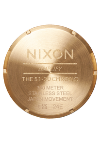 51-30 Chrono - Rayo de sol dorado / verde View 5