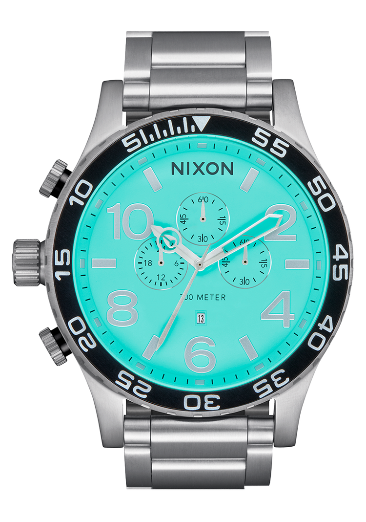 51-30 Chrono - Plata / Turquesa