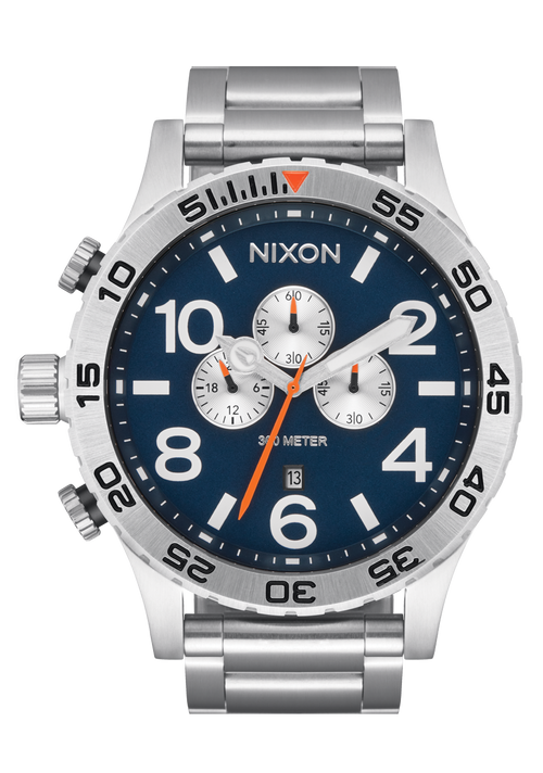 51-30 Chrono Watch | Silver / Midnight | Men's Stainless Steel 