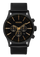 Sentry Chrono Leather - Negro mate/dorado/negro