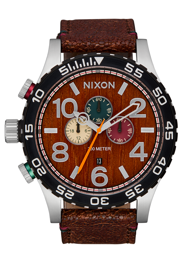 51-30 Chrono Leather - Plata / Palisandro / Chocolate