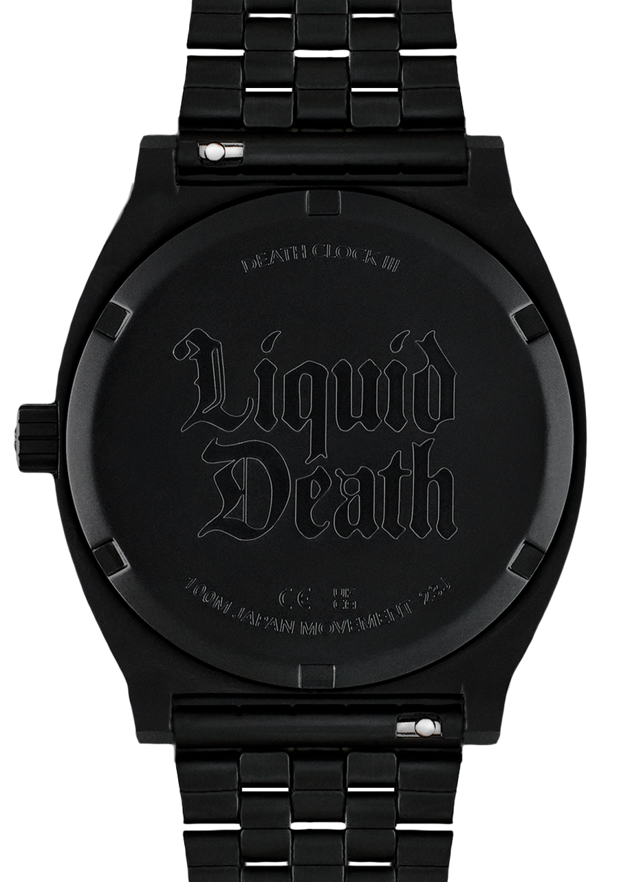 Death Clock III - Todo negro / dorado View 5